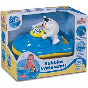 Игрушка Hap-p-Kid Медвежонок на катере пускает мыльные пузыри 4310T