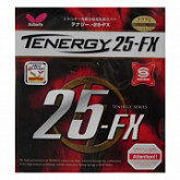 На картинке изображен Накладка для ракеток Butterfly Tenergy 25 Fx red Накладка для ракеток Butterfly Tenergy 25 Fx red