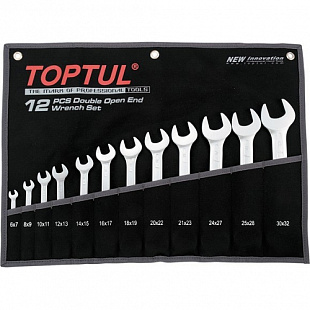 Набор рожковых ключей Toptul 6-32 мм 12 штук GPAJ1202