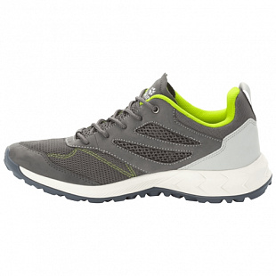 Кроссовки мужские Jack Wolfskin Woodland Vent Low M grey / lime