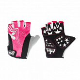 Велоперчатки Jaffson SCG 47-0122 black/white/pink