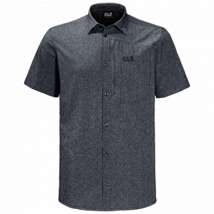 Рубашка мужская Jack Wolfskin Barrel Shirt night blue