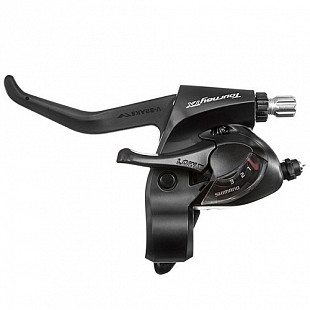 Шифтер/Тормозная ручка Shimano Tourney TX800 black ASTTX800LBL Х83183