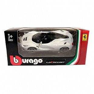 Коллекционная машина Bburago 1:64 Ferrari LaFerrari (18-56100) white