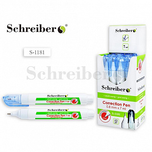 Корректирующая ручка Schreiber 7 мл S 1181