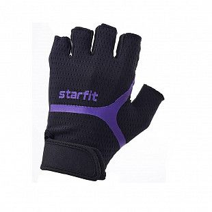 Перчатки для фитнеса Starfit WG-103 black/purple