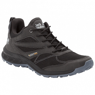Кроссовки мужские Jack Wolfskin Woodland Vent Low M black / grey