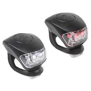 Комплект велофонарей M-Wave Cobra IV 5-220630 black