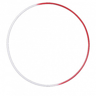 Обруч металлический 90 см 1,3 кг White/Red