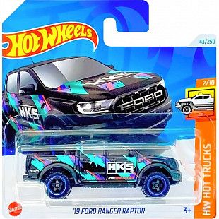 Машинка Hot Wheels Базовой коллекции '19 Ford Ranger Raptor (5785 HTC29) mainline 2024