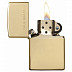 Зажигалка Zippo Solid Brass Engraved High Polish 254