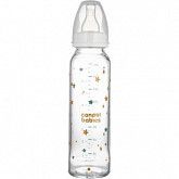 Стеклянная бутылочка для кормления Canpol babies TOYS с узким горлышком 240 мл., 12 мес.+ (42/201_white)