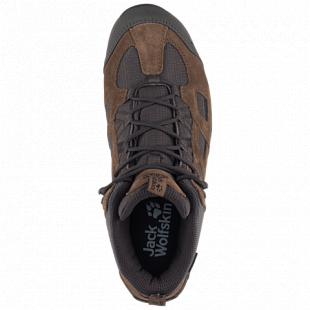 Ботинки мужские Jack Wolfskin Vojo Hike 2 Texapore Mid M dark wood