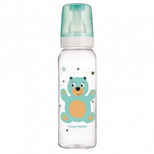 Бутылочка для кормления Canpol babies Cute Animals с узким горлышком 250 мл., 12+ мес. (11/841) turquoise
