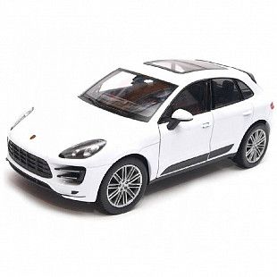 Машинка Bburago 1:24 Porsche Macan (18-21077) white