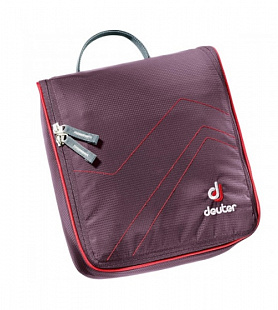 Косметичка Deuter Wash Center II aubergine-fire