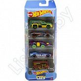 Набор машинок Hot Wheels City 5 шт. (1806 HTV39)