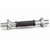 Гриф для гантелей Atlas Sport 25*400мм 1,65 кг (полнотелый) с резиновой ручкой