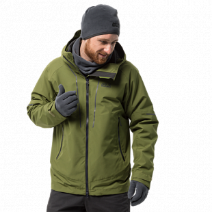 Шапка мужская Jack Wolfskin Nanuk Ecosphere 100 Cap ebony