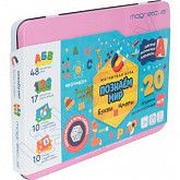 Развивающая игра Magneticus Буквы и цифры (POL-007) pink