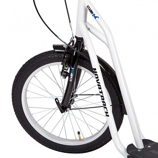 Самокат внедорожный Novatrack City Line White 18/14" 18STAMPN1CL.WT8