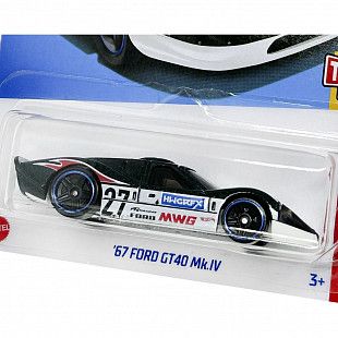 Машинка Hot Wheels Базовой коллекции '67 Ford GT40 MK IV 220/250 (5785 HTC69) mainline 2024