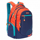 Рюкзак GRIZZLY RU-711-2 dark blue/orange