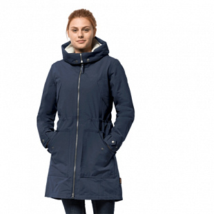 Куртка женская Jack Wolfskin Rocky Point Parka midnight blue