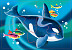 Пазл-мозаика Step Puzzle Морские жители SP-70105