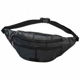 Сумка поясная Jack Wolfskin Pac Me Y.D. black big check 8006391-8014