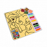 Раскраска песком и блестками Рыжий Кот Яркий пони Р-8852