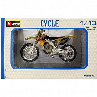 Мотоцикл Bburago 1:18 Suzuki RM-Z450 (18-51000/18-51048)