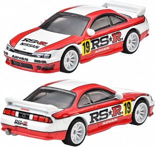 Машинка Hot Wheels Premium Nissan 240SX (S14) & Nissan Silvia (S15) (HBL96 HRR84)