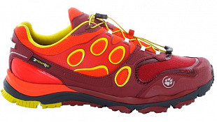 Полуботинки Jack Wolfskin Trail Excite Texapore Low M red