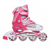Раздвижные роликовые коньки RGX Vector white/pink