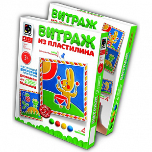 Творческий набор Fantazer 67763 Витражный пластилин №1 747101