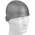 Шапочка для бассейна (плавания) женская Mad Wave Silicone Bubble silver