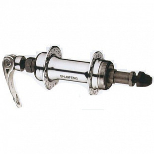 Втулка задняя TBS Shunfeng МТБ, 3/8x14Gx36Hx135x145, с эксцентриком silver, SF-HB11R