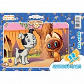 Пазл мягкий Десятое Королевство "Котенок Гав-2" 12эл 01397