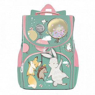 Рюкзак школьный с мешком GRIZZLY RAm-184-6 /1 mint
