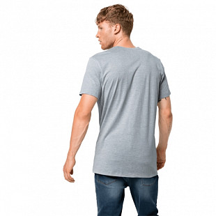 Футболка мужская Jack Wolfskin Atlantic Ocean T M slate grey