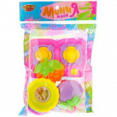 Набор посуды Shenzhen Toys  с плитой и продуктами, МиниМаниЯ М6342