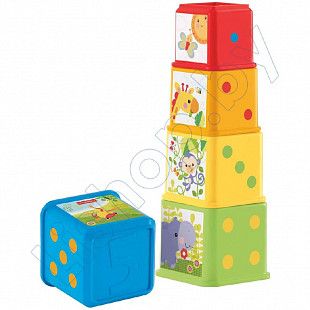 Развивающая пирамидка Fisher Price Веселые животные (CDC52)