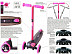 Самокат Y-Scoo RT Trio Diamond 120 Monsters 1 Zoi pink
