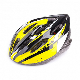 Велошлем Cigna WT-040 black/yellow/white