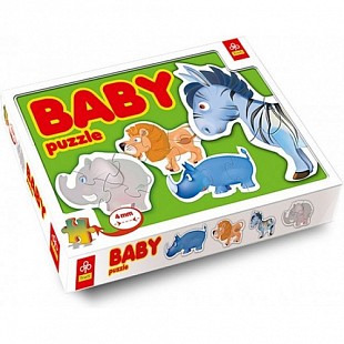 Пазл-Baby Trefl Африканские животные 4 шт 36012