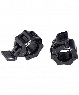 Замки с фиксатором для грифа Starfit Core BB-109 2 шт black