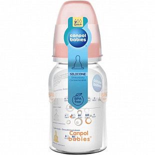 Антиколиковая бутылочка для кормления Canpol babies Easystart с широким горлышком 120мл., 0+ мес. (59/098)