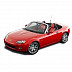 Коллекционная машина Bburago 1:24 Mazda MX-5 Miata (18-25086) red