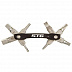 Ключ шестигранный STG HF85С1 8-ключей Х95717